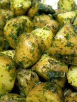 Receta de salsa verde con patatas