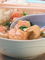 Receta de sopa de marisco con arroz