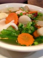 Receta de sopa de pescado con verduras