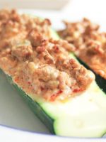 Receta de zapallitos rellenos de pollo