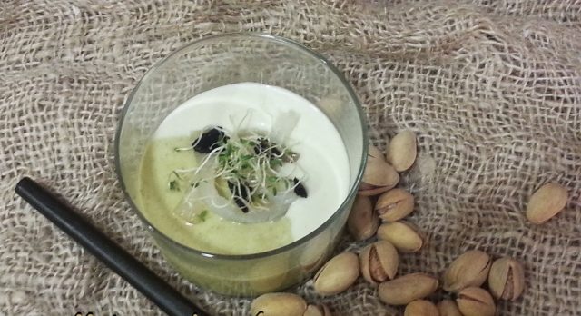 Receta de salmorejo bicolor