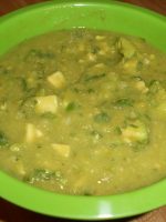 Receta de salsa verde con aguacate