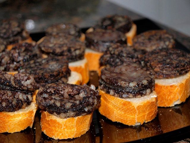 Receta de receta de tapas con morcilla Receta de tapas con morcilla