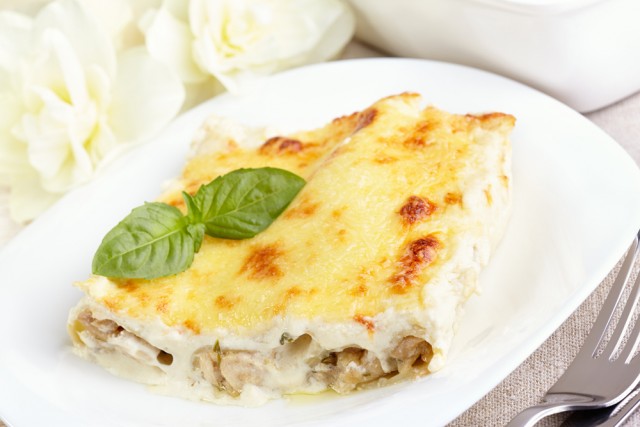 Receta de receta de canelones de pollo Receta de canelones de pollo