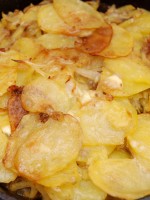 Receta de receta de patatas al horno con cebolla Receta de patatas al horno con cebolla