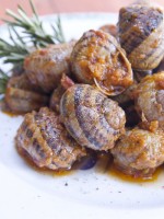 Receta de caracoles con chorizo y jamón