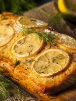 Receta de salmón al horno con limón