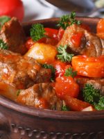 Receta de carne guisada con tomate