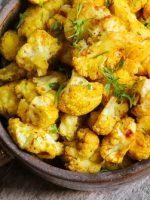 Receta de coliflor al horno con curry