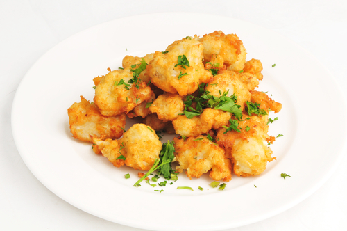 Receta de coliflor rebozada tempura