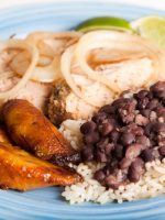 Receta de frijoles con arroz colombiano