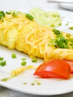 Receta de tortilla francesa con queso