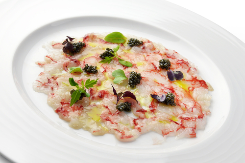 Receta de carpaccio de gambas