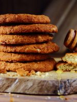 Receta de galletas de avena y miel