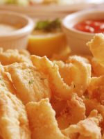 Receta de calamares rebozados con tempura