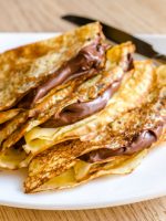 Receta de crepes de nutella