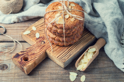 Receta de galletas de almendras y miel