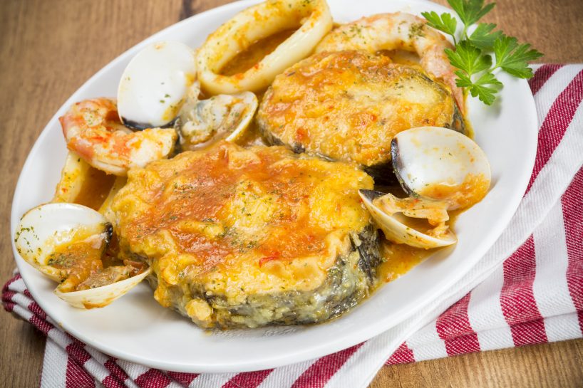 Receta de merluza a la marinera al horno