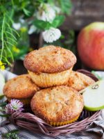 Receta de muffins de manzana