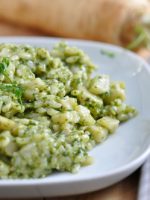 Receta de risotto de espinacas