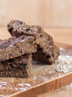 Receta de brownie de avena