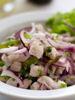 Receta de ceviche de corvina