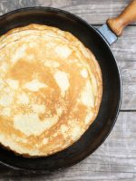 Receta de crepes con harina de maíz