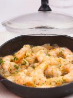 Receta de gambas al ajillo al horno