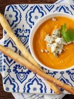 Receta de puré de calabaza con quesitos