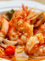 Receta de suquet de gambas