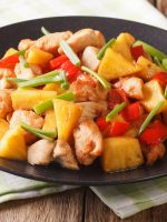 Receta de ensalada de pollo con piña