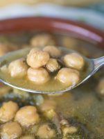 Receta de espinacas con garbanzos thermomix