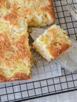 Receta de pastel de yuca y coco
