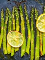 Receta de espárragos al horno con limón