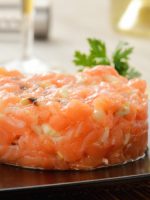 Receta de tartar de salmón fresco