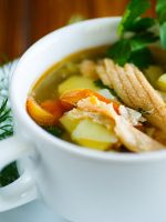 Receta de sopa de verduras para niños