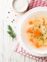 Receta de caldo de gallina en olla express