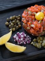 Receta de tartar de salmón con mostaza