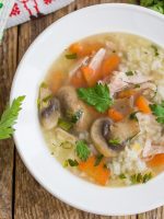 Receta de caldo de gallina con arroz