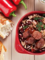 Receta de arroz con habichuelas y chorizo