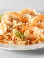 Receta de arroz caldoso con gambas