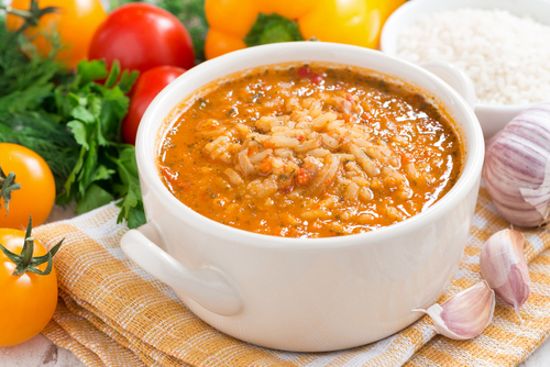 Receta de arroz con bacalao y espinacas