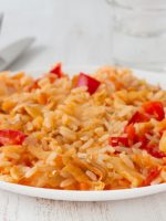 Receta de arroz con bacalao y tomate