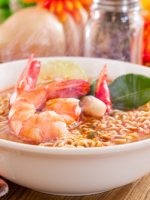 Receta de fideos a la cazuela con gambas