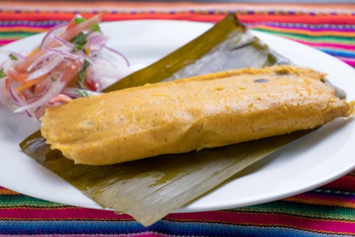 Receta de tamales peruanos