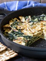 Receta de tortilla de acelgas y bacalao