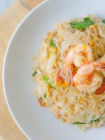 Receta de arroz blanco con gambas