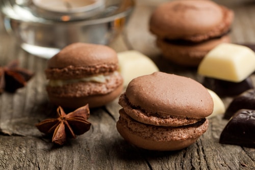 Receta de receta de macarons de café Receta de macarons de café