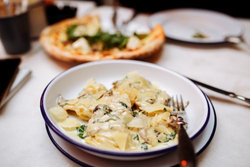 Receta de raviolis de foie