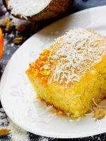 Receta de bizcocho de naranja y nueces